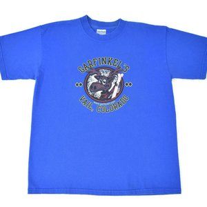 Garfinkel’s Bar Vail Colorado Moose Ski Snowboard Souvenir Lousy T-Shirt Blue YL